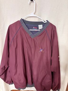 Vintage 90s Bugle Boy Classics V-Neck Golf Windshirt Jacket
